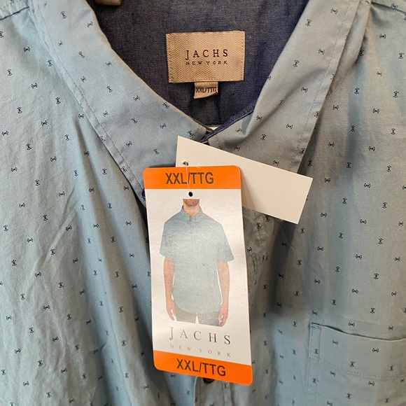 XXL button up mens short sleeve -NWT - Picture 3 of 4